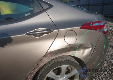 2012 Hyundai Elantra Limited из США, поврежденный, VIN 5NPDH4AE7CH144468